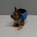 Cute Dog Pen Holder for Desk, Pencil Holder, Creative Desktop Pen Organizer Pencil Cups, Unique Desk Accessories Decor for Home Office School, German Shepherd Gifts for Dog Lovers