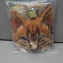 Valpeak 3D Cat Mask, Cat Headband, and Funny Cat Socks with cat Tails (Orange Cat Three-piece)