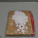 48 pcs Christmas Goody Bags Bulk Christmas Kraft Gift Bags with Snowflake Ribbons Gingerbread Tags for Holiday Party Supplies