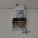 Zenna Home Shower Caddy Hanging Over the Shower Door Organizer, Stainless Steel Rack with 2 Shelves and Built in Hooks, Bathroom Organizer Shelf for Inside Shower, Chrome