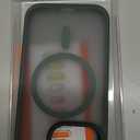 TORRAS Magnetic Shockproof for iPhone 15 Pro Case, [Military-Grade Drop Tested][Compatible with MagSafe] Translucent Hard PC Back with Silicone Slim Protective Cover Anti-Fingerprint, Green