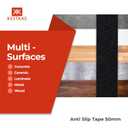 KESTKAS Anti Slip Tape 2Inch x 32ft - Safety Tape - Non Slip Tape - Anti-Slip Adhesive Tape - Anti Slip Strips for Decking - Anti Slip Stair Treads - Indoor | Outdoor