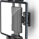 OHLPRO Universal Tablet Wall Mount Holder for 4.7-13 inch Tablet Smartphone eReader, 360° Adjustment Compatible with iPad, iPhone, Kindle Fire HD, Galaxy Tab, Switch, Drilled Screw Mounting