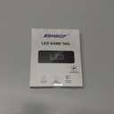 LED Name Tag, Rechargeable Wireless Bluetooth LED Name Badge Reuseable Price Tag 44x11 Pixels Digital Sign Temperature Display for Restaurant Shop Exhibition Nightclub Hotel (Red)