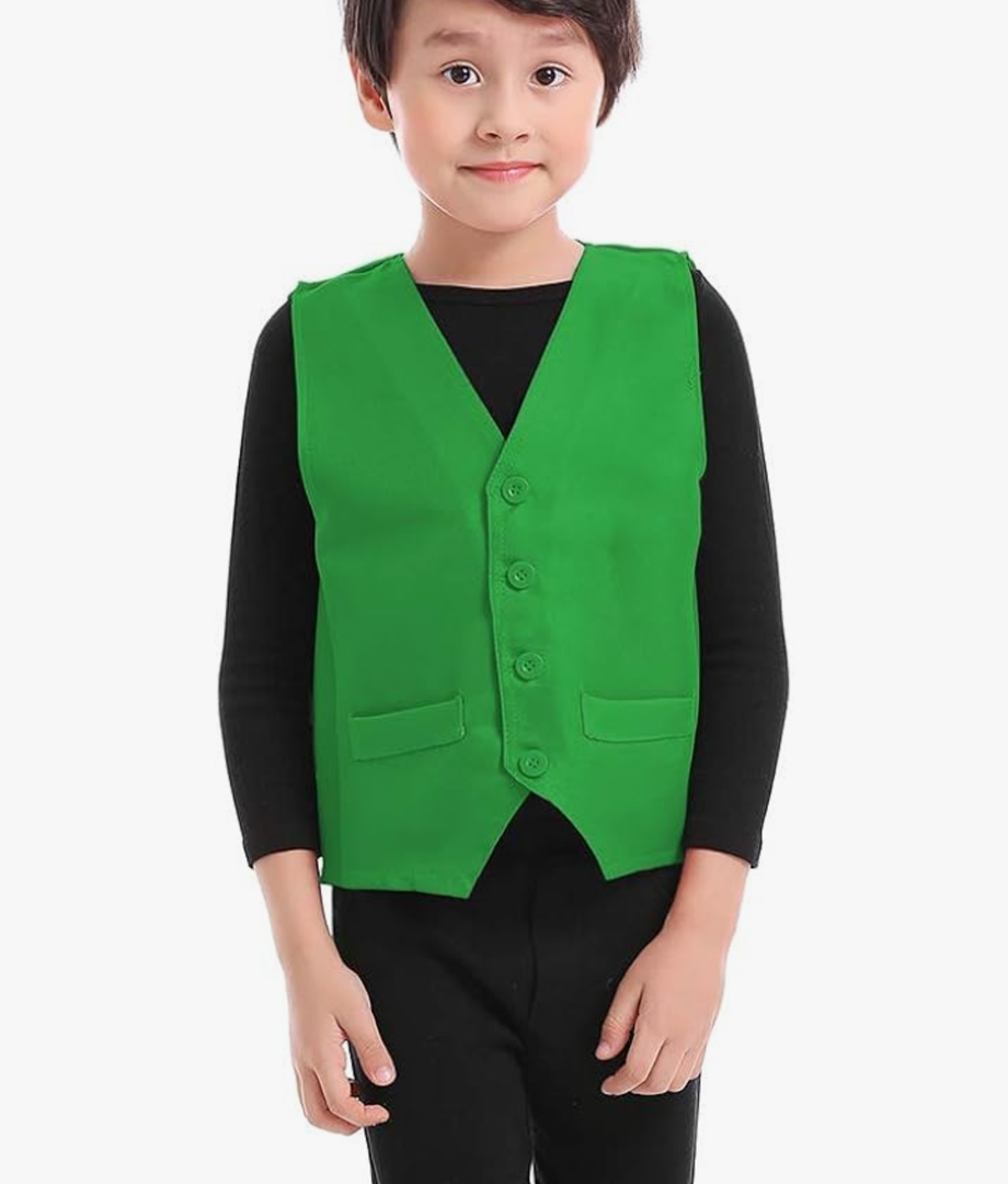 TopTie Kid Vest Volunteer Activity Waistcoat Party Costume Vests
 140 cm US 8