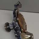 Short Water Pump Satin Aluminum High Volume Chrome Aluminum fit SB Chevy SBC 283 327 350 383 400
