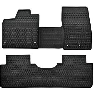 Car Floor Mats Custom Fit for Nissan Ariya 2026 2025 2024 2023 Odorless Washable Duty Rubber (All Weather) Floor Liners Set Black