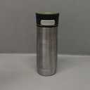Contigo Autoseal Travel Tumbler, 16 oz, Chrome With Gray&Green Lid