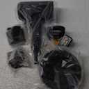 slopehill Professional Ionic Hair Dryer, Powerful 1800W Fast Drying Low Noise Blow Dryer with 2 Concentrator Nozzle 1 Diffuser Attachments for Home Salon Travel (Black)