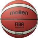 Molten FIBA Approved Basketball, 7 inches, 12 Panel, 2-Tone Design, Orange/Cream, 1 Pack