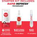 dryel At-Home Dry Cleaner Starter Kit with Wrinkle Release Spray, New and Improved, Gentle Laundry Care for Special Fabrics and Dry-Clean-Only Clothes, 8 Loads with On-the-Go Stain Remover