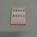 Glamnetic Press On Nails - Chocolate Brown | Opaque Muted Soft Brown Short Oval Fake Nails, Salon Quality | 15 Sizes - 30 Nail Kit