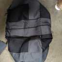 BDK PolyPro Car Seat Covers Full Set in Reverse Charcoal, Front and Rear Split Bench Seat Covers for Cars, Easy to Install Car Seats Cover Set and Accessories for Auto Trucks SUV 