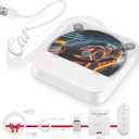 External Portable CD Player for Car - Car CD Player with USB Port AUX Port, Extra USB Extension Cable, Universal USB CD Player for Vehicle, Laptop, TV, Computer, for Android 4.4 and Above Navigation