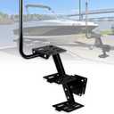 3 Steps Heavy Duty Boat Trailer Steps, 500 lbs Capacity Boat Trailer Ladder with Non-Slip Surface, Universal Fit Boarding Steps for Bass Boat, Pontoon Boat, Loading Gear or Fishing