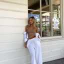 LCNBA Women's Adjustable Spaghetti Strap Top Basic Cami Sleeveless Crop Tank Top Brown XLarge (Brown, XL)