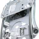 YHTAUTO Rear Power Window Regulator Passenger Side with 2-Pin Motor Assembly for Chrysler Sebring 1996-2006, Convertible Only