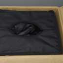 38"L Collapsible Wagon Cart Foldable, 460lbs Weight Capacity 220L Heavy Duty Folding Beach Wagons with Big All-Terrain Wheels, Utility Carts for Groceries, Shopping, Camping, Sports - Black