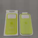 Apple iPhone 17 Pro Silicone Case with MagSafe and Camera Control: Lightweight Phone Case, Wireless Charging Compatible, Smooth Matte Finish; Neon Yellow