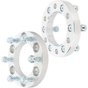 OCPTY 6x5.5 Wheel Spacers 1 inch 6x139.7 Real Forged Spacers with 14x1.5 Thread Size 108mm Hub Bore fits 2003-2014 for Express 1500 1999-2018 for Silverado 1500 2PCS