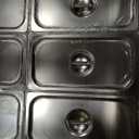 LetFeng 6-Pan Commercial Food Warmer Propane Food Warmer Cart Stainless Steel Buffet Catering Food Warmer with 4 Lockable Wheels Outdoor Steam Table Good for Parties Buffet Servers and Warmers