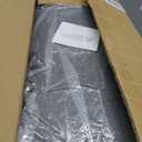 Peel and Stick Upholstered Wall Mounted Headboard Queen Size, 9 Panels Tufted Fabric Headboard,Wall Mounted Headboards, Interior Wall Panels for Bedroom, 10"x24" Dark Grey