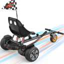 Gyroor Hoverboard Seat Attachment - Go Kart Conversion for 6.5'' to 10'' Hoverboards, Adjustable Frame Length, Perfect for Kids and Adults