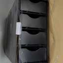 FlagShip for Nespresso Pod Holder Drawer Large Mullti Tier Coffee Pod Holder Vertuo (4 Tier (80Pods Capacity)) Black - 15.6"L x 5.4"W x 11.2"H
