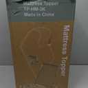 PERLECARE 3 Inch Queen Memory Foam Mattress Topper, Cooling Gel Infused Mattress Pad, Ventilated Bed Topper for Pressure Relief Back Pain, CertiPUR-US Certified (Queen)