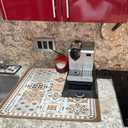 Mandala Boho Dish Drying Mats For Kitchen Counter Dryer Coffee Maker Bar Mat Table Countertop Pot Rubber Spill Pad (B Style, 23.615.7)