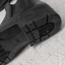 DKSUKO Snow Women's Warm Chelsea Ankle Winter Rain Boots Waterproof Chevonne Boot (8.5, Black)