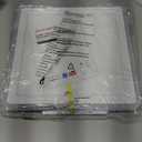 Smart LED Ceiling Light WiFi, 13in RGB Flush Mount Lighting Fixture with Remote, Compatible with Alexa Google Home, Low Profile Ceiling Light for Bedroom, Kitchen, Square White