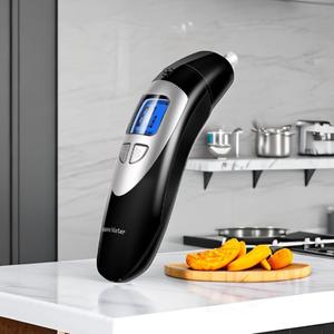Ketone Analyzer Tester High-Precision Ketone Breath Monitor for Health Tracking (Black)