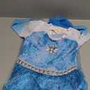 Funna Elsa Costume for Girls Princess Dress Up Halloween Cosplay Party with Accessories (5T)