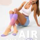 FITRELL 3 Pairs Compression Socks for Women and Men 20-30mmHg-Circulation Support Socks S/M