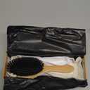 Belula 100% Boar Bristle Hair Brush Set (Medium). Soft Natural Bristles for Thin and Fine Hair. Restore Shine And Texture. Wooden Comb, Travel Bag and Spa Headband Included!