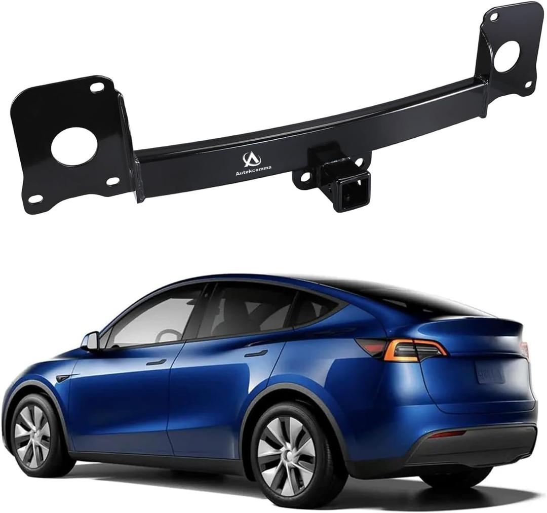Tesla Model Y Rear Trailer Hitch Tow Hook Receiver Tow Hitch Tow Hook Adapter fit 2020 2021 2022 2023 2024 Model Y (Excluded Hook)