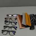 JOLISU 5 Pack Reading Glasses For Women, Blue Light Blocking Computer Reader Spring Hinge Eyeglasses