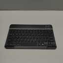 Backlit Bluetooth Keyboard Small Portable Wireless Keyboard Rechargeable Illuminated for Android Samsung Tablet Cell Phone Smartphone iPad A16 11th 10th Generation iPad Pro Air Mini iPhone (Black)