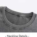 KEEPSHOWING Mens Oversized T Shirts Acid Wash Loose Fit Vintage Washed Tee Shirt Short Sleeve Streetwear Casual T-Shirts, Large