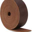 Jack&Chris 72.5 Inches Long Leather Straps for Crafts, 1 Inch Wide Strips, Full Grain Leather for DIY Arts & Craft Projects, Jewelry, Red Brown