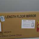 Delma Arched Mirror Full Length,Standing Mirror Full Body,Large Floor with Stand for Wall Entryway Door Bedroom Bathroom Living Room
