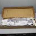 FAMILL Toddler Bed Rails with Minutes Assembly, Foldable Bed Guard Rail for Toddlers, Bed Rail for Toddlers with Large U-Shape Base, Bed Rails for Queen Bed (1 Side Grey 60")