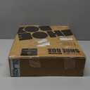 SEE SPRING 12 Pack Shoe Storage Box, Clear Plastic Stackable Shoe Organizer for Closet, Space Saving Foldable Shoe Rack Sneaker Container Bin Holder (Large Fit Size 9)