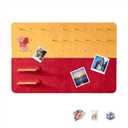 6 Pack Felt Bulletin Board, 11.8"x15.7" Self-Adhesive Tiles, Macaron, 11.81"x15.75"x0.31"-6pcs