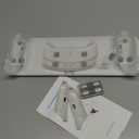 Charging Dock for Meta Quest 3, VR Magnetic Charging Station with LED Light Indicator for Oculus Quest 3, Charger Display Stand with 2 Rechargeable Batteries, White