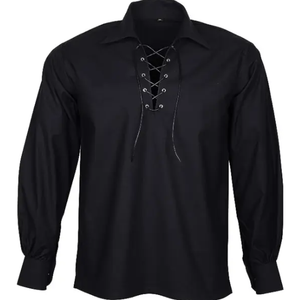 Black Jacobite Ghillie Shirt | Celtic Kilt Shop
Size 7XL