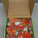 Coogam Dinosaur Snap Together Building Toys, Wooden Take Apart Dinosaur Playset, STEM Montessori Educational Fine Motor Skill Toy Gift for 3 4 5 Years Old Kids