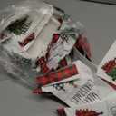 100 Pieces Christmas Napkins Bulk Holiday Disposable Paper Guest Hand Towel Christmas Tree Cocktail Napkins or Home Winter Kitchen Xmas Party(Dark Plaid)