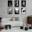 15x23 Picture Frame Black for Wall Mounting, Horizontal and Vertical Formats for Wall Hanging, Wood 15x23 Frame, Black, 1 Pack